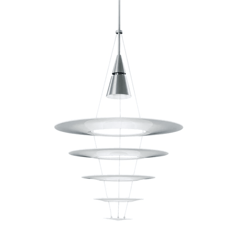 Enigma 545 Pendant wall / ceiling lamps Louis Poulsen Brushed Aluminum 