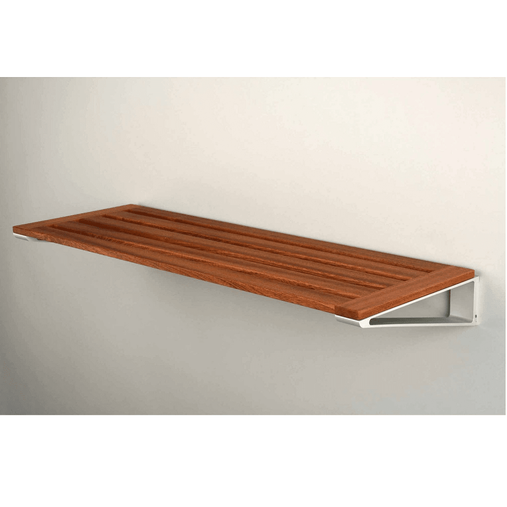 Knax Wall Mounted Hat &amp; Shoe Rack Accessories Loca Shelf 4 Mahogany Lack 