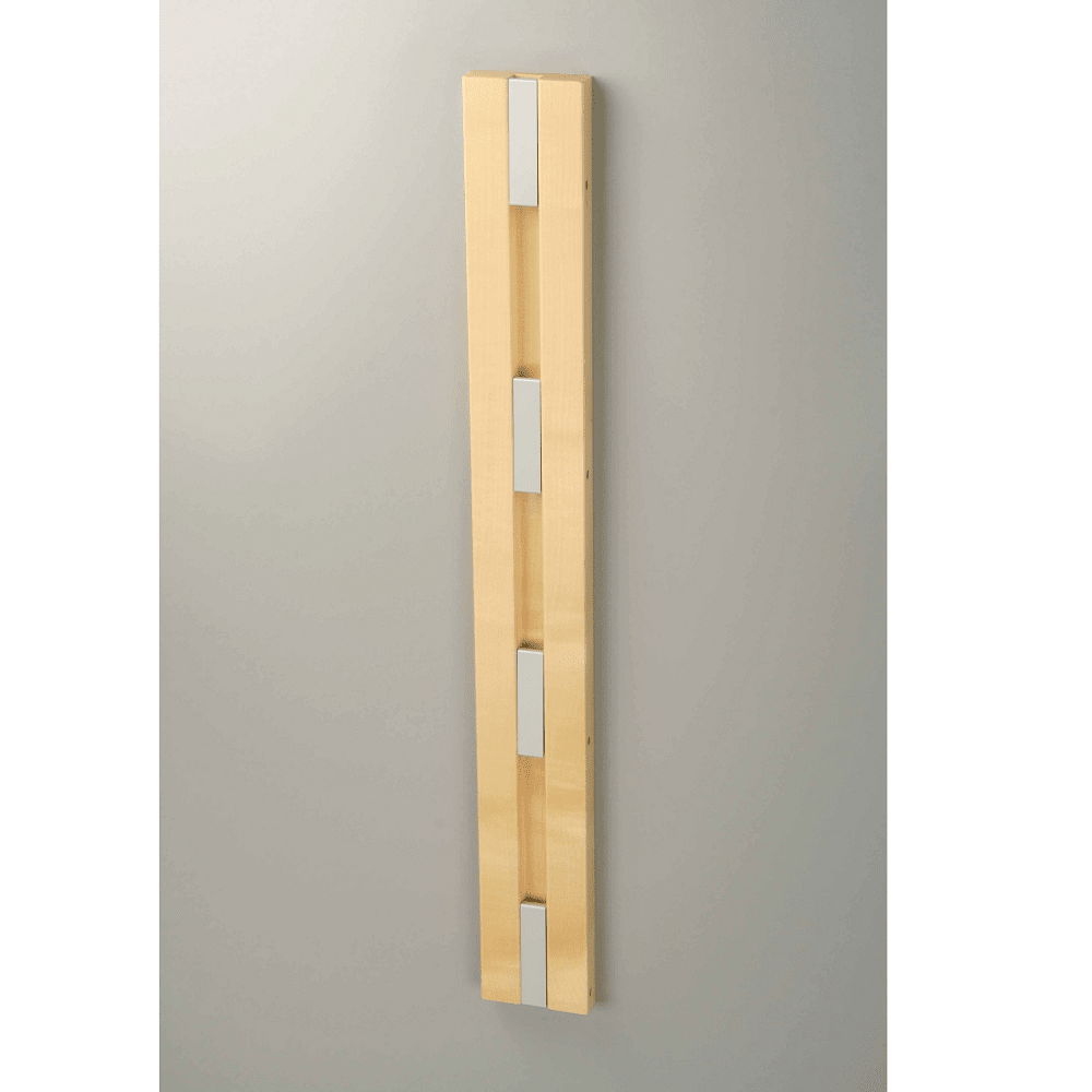 Knax Vertical 4 Hook Coat Hooks Loca Aluminum Maple Lack 