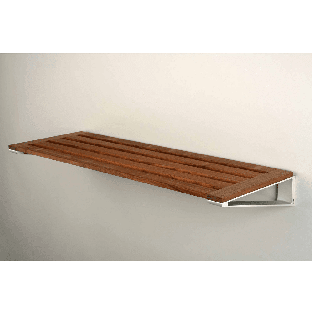 Knax Wall Mounted Hat & Shoe Rack Accessories Loca Shelf 4 Walnut oiled 