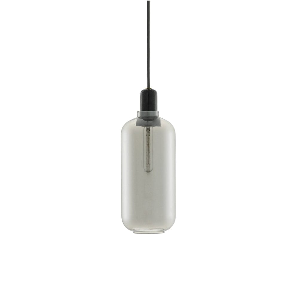 Amp Pendant Lamp hanging lamps Normann Copenhagen Large Smoke/Black 