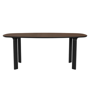 Analog Table Dining Tables Fritz Hansen 72.8" L - walnut veneer top - black trumpet/black oak legs + $1092.00 