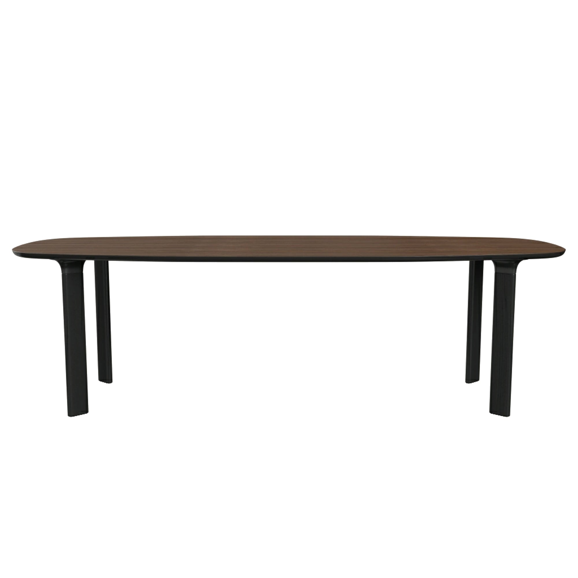 Analog Table Dining Tables Fritz Hansen 96.5" L - walnut veneer top - black trumpet/black oak legs + $1941.00 