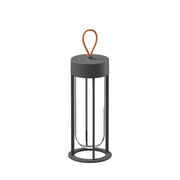 In Vitro Unplugged Portable Lamp Outdoors Flos Anthracite 2700K 