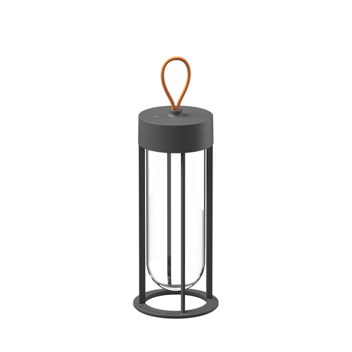 In Vitro Unplugged Portable Lamp Outdoors Flos Anthracite 3000K 