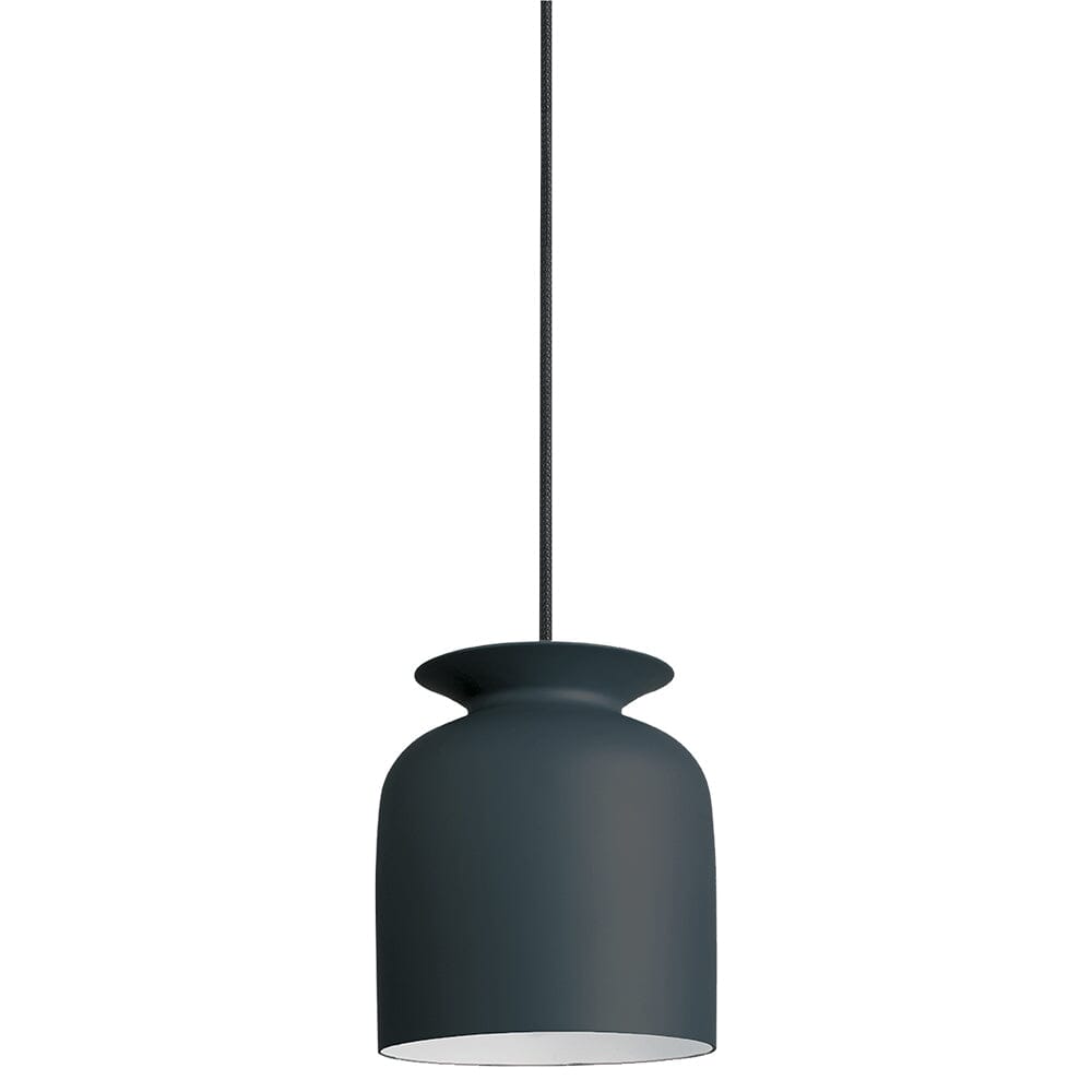 Ronde Pendant ceiling lights Gubi Anthracite Grey Matt Black Small