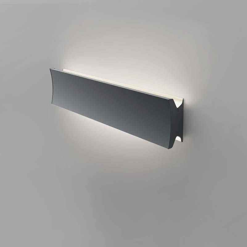Lineacurve LED Wall/Ceiling Light wall / ceiling lamps Artemide 24" Dual Anthracite Grey 3000K-90 CRI