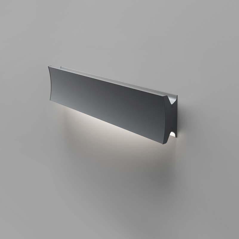 Lineacurve LED Wall/Ceiling Light wall / ceiling lamps Artemide 24" Mono Anthracite Grey 3000K-90 CRI