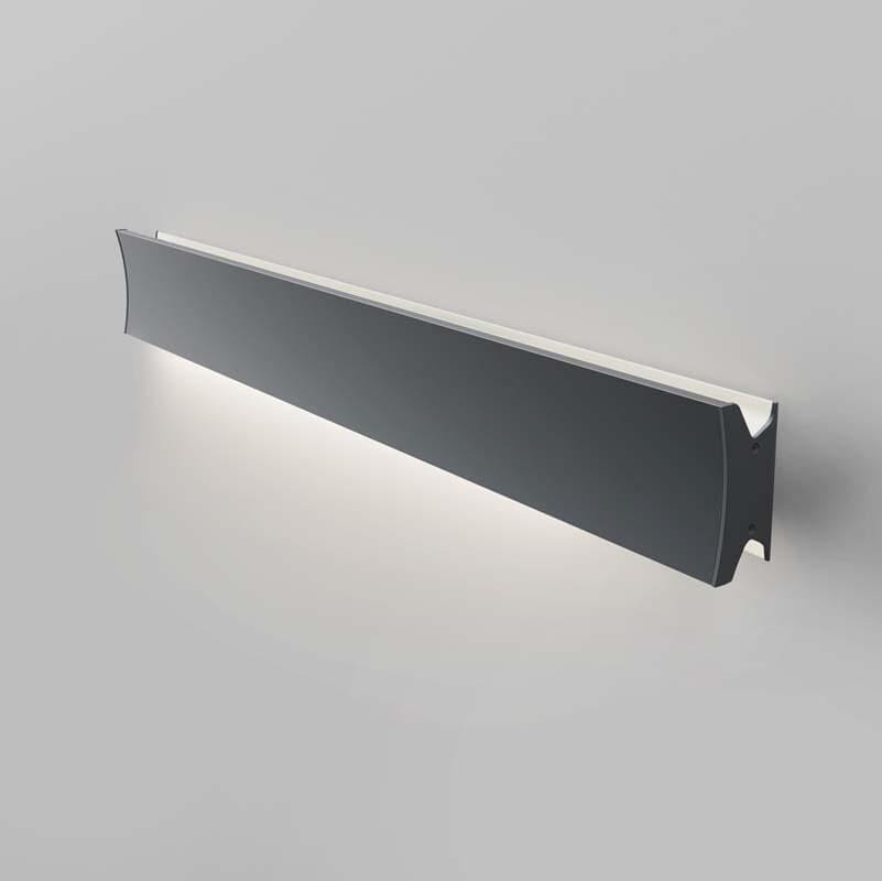 Lineacurve LED Wall/Ceiling Light wall / ceiling lamps Artemide 36" Dual Anthracite Grey 3000K-90 CRI