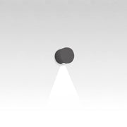 Effetto Round Outdoor Wall Light Wall Lights Artemide 1 Large Beam Anthracite Grey 