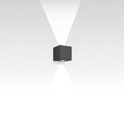 Effetto Square Outdoor Wall Light Outdoor Lighting Artemide 2 Large Beams Anthracite Grey 
