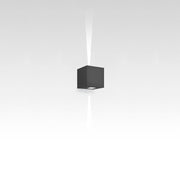 Effetto Square Outdoor Wall Light Outdoor Lighting Artemide 2 Narrow Beams Anthracite Grey 
