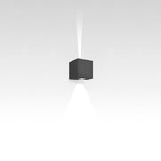 Effetto Square Outdoor Wall Light Outdoor Lighting Artemide 1 Narrow+1 Large Beam Anthracite Grey 