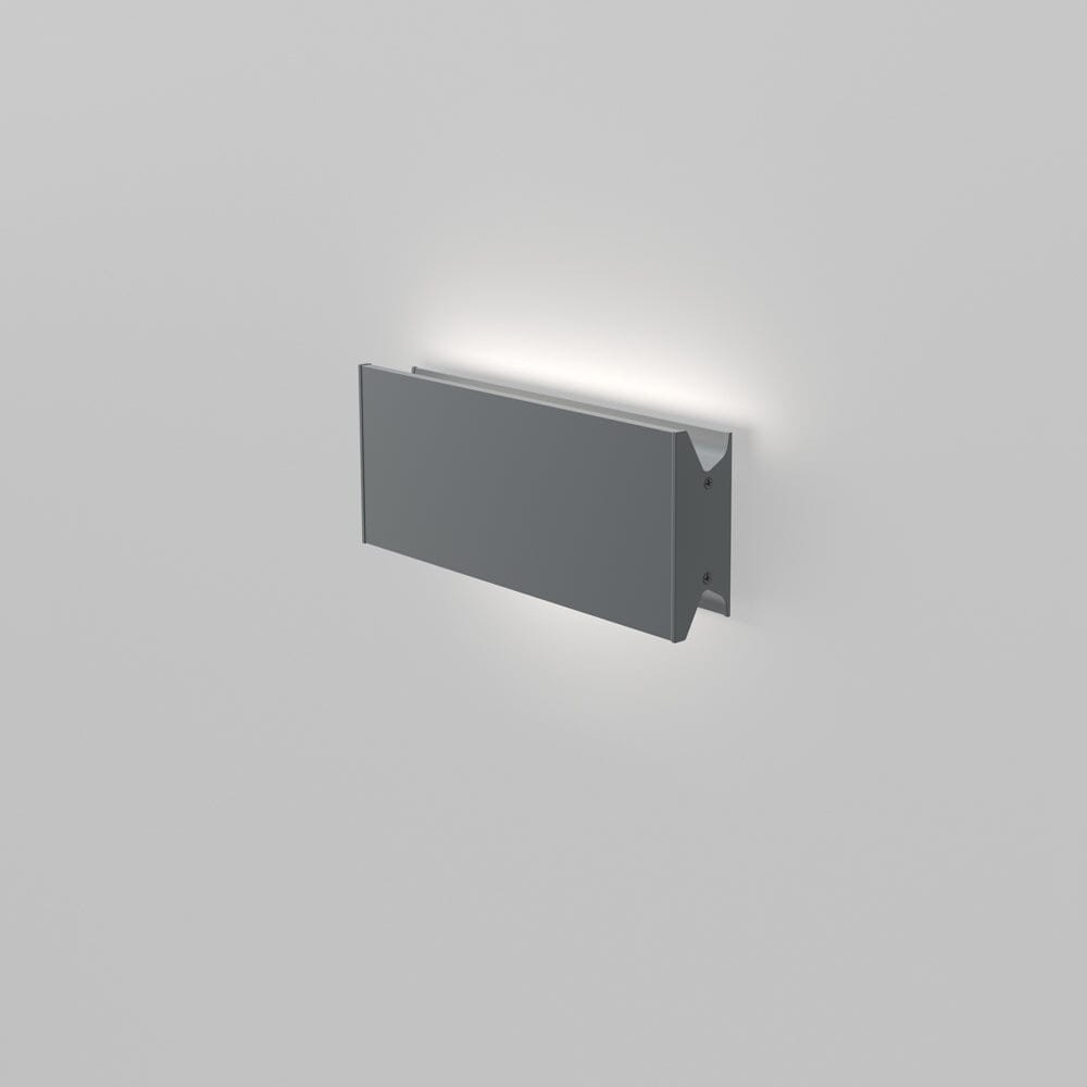 Lineaflat LED Wall/Ceiling Light wall / ceiling lamps Artemide 12 Inch Mono Anthracite Grey 3000K -90 CRI