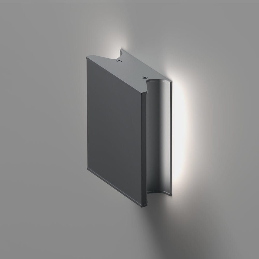 Lineaflat LED Wall/Ceiling Light wall / ceiling lamps Artemide 6 Inch Mini Dual Anthracite Grey 3000K -90 CRI