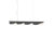 Almendra Linear Pendant Pendant Lights Flos 3 Anthracite With Primer