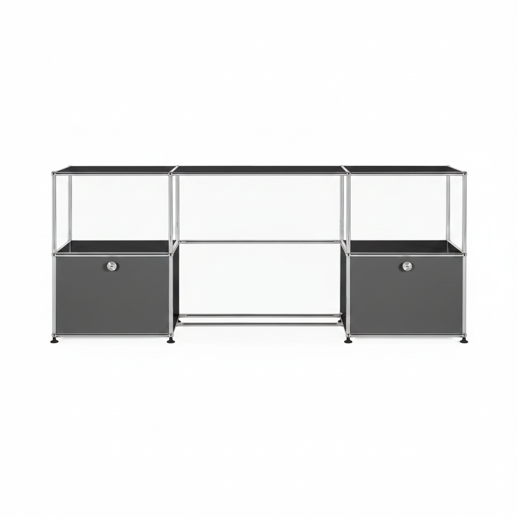 USM Haller Double Storage Desk