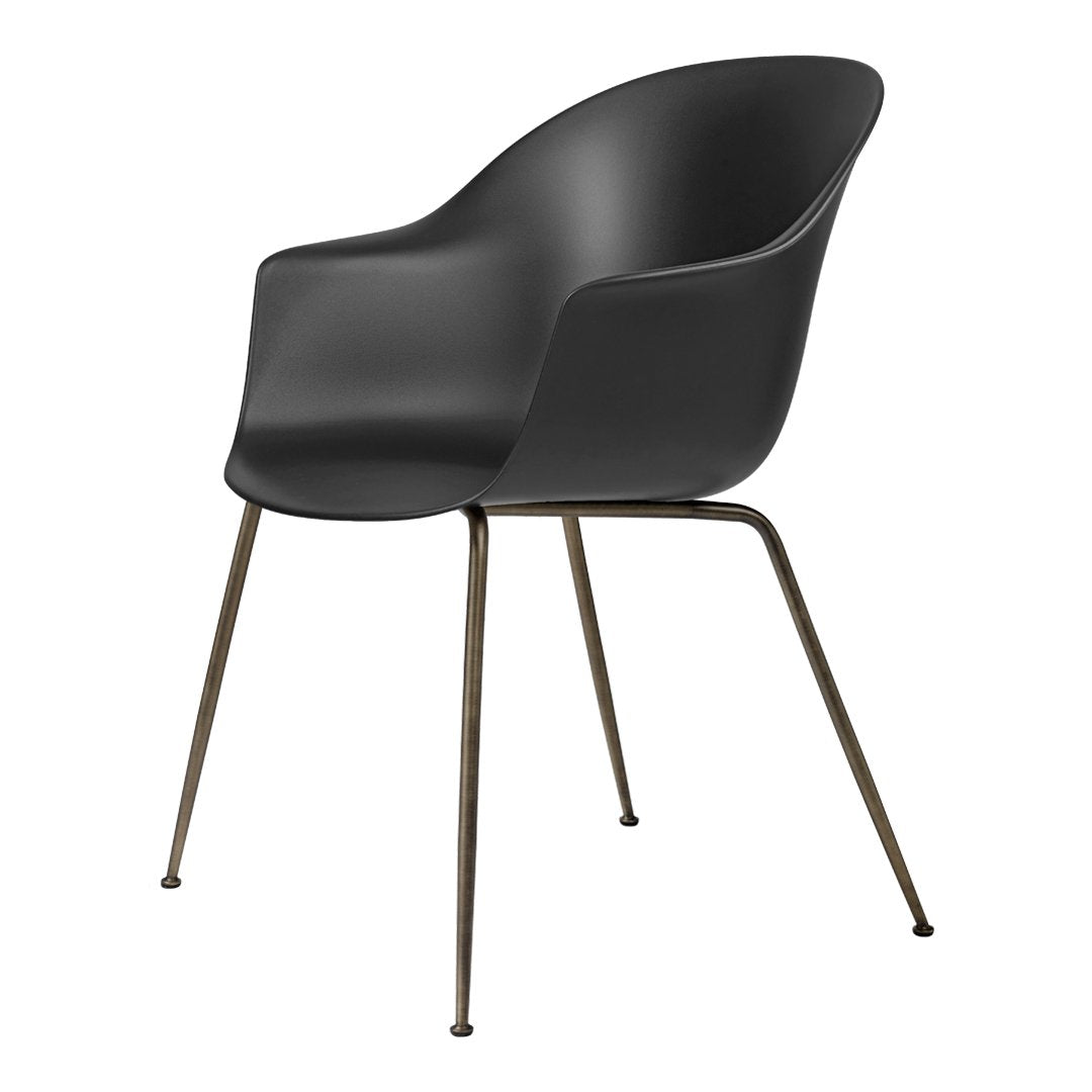 Bat Conic Base Dining Chair - Unupholstered