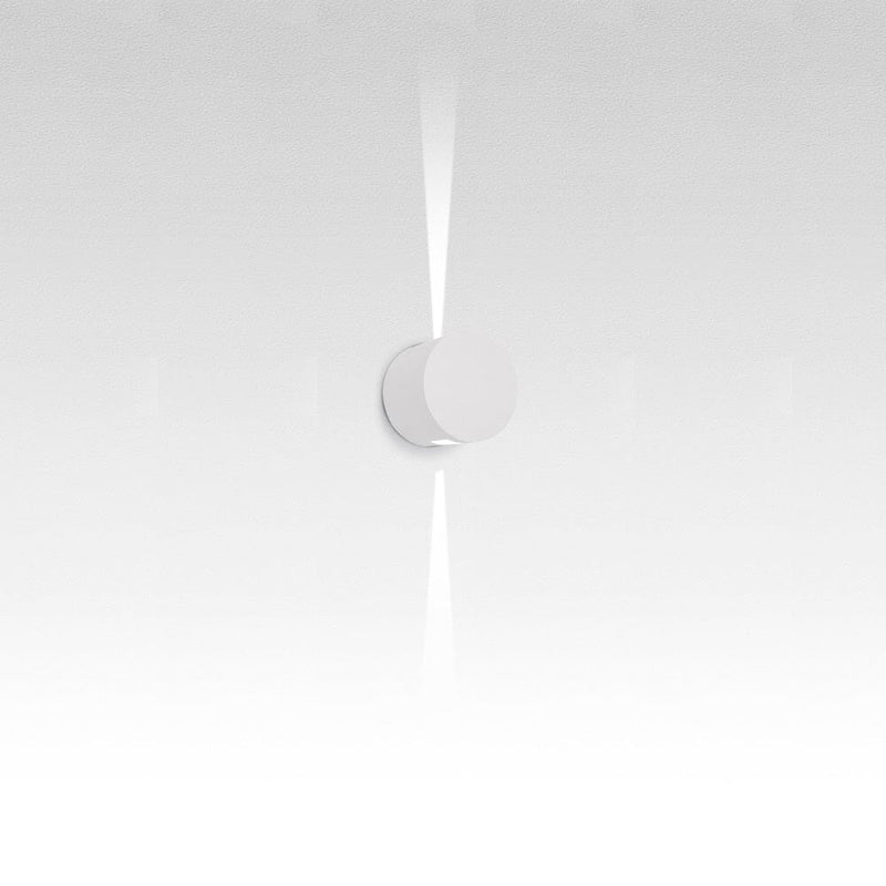 Effetto Round Outdoor Wall Light Wall Lights Artemide 2 Narrow Beams White 