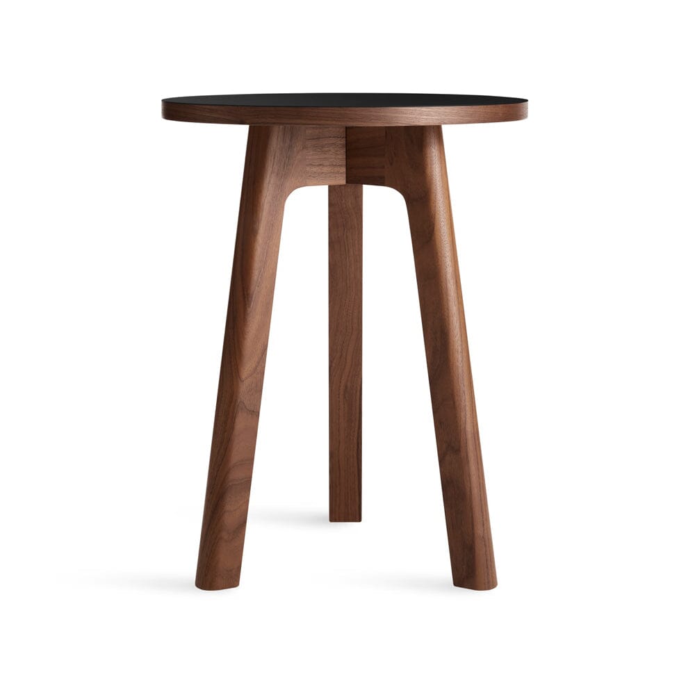Apt Tall Side Table End Tables BluDot Black / Walnut 