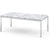 Florence Knoll Rectangular Coffee Table Coffee Tables Knoll polished chrome Arabescato marble, Satin finish 