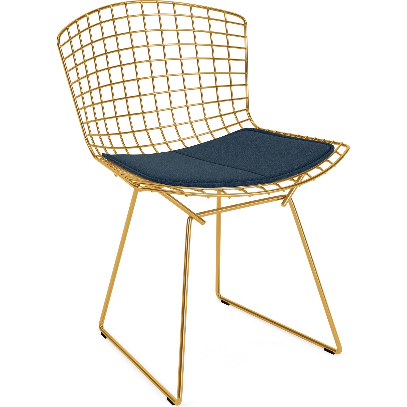 Bertoia Side Chair with Seat Pad Side/Dining Knoll 