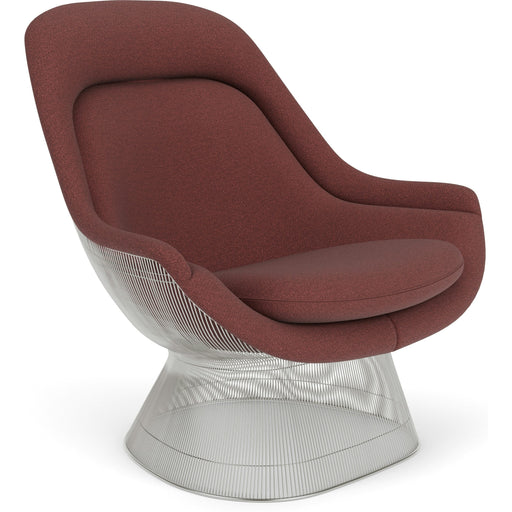 Platner Polished Nickel Easy Chair lounge chair Knoll 