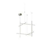 Coordinates Suspension Light ceiling lights Flos S3 Argent 