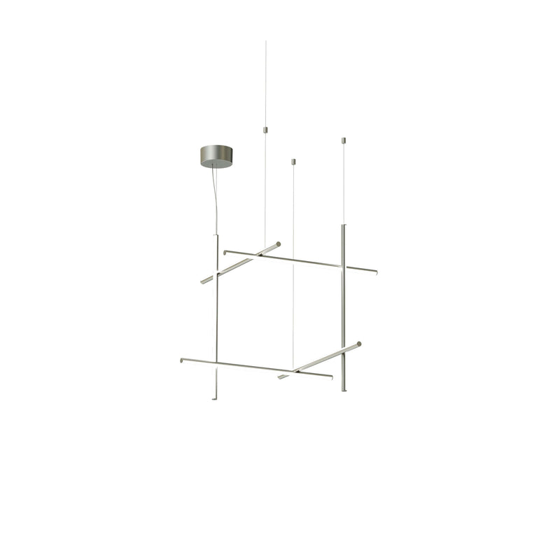 Coordinates Suspension Light ceiling lights Flos S3 Argent 
