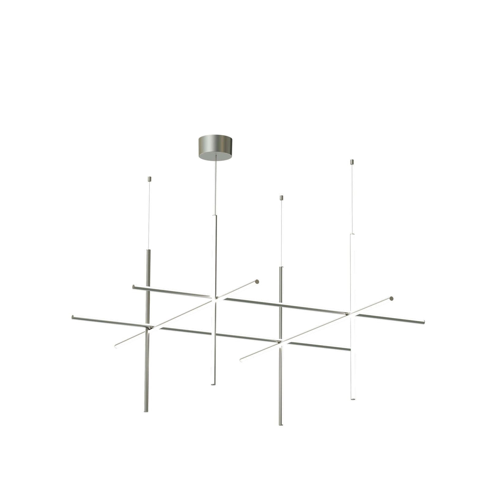 Coordinates Suspension Light ceiling lights Flos S4 Argent 