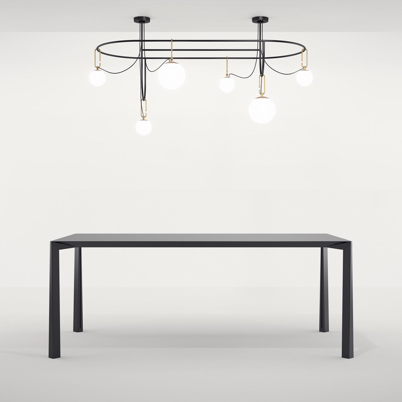 NH S5 Elliptic Suspension Pendant Lights Artemide 