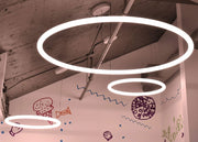 Alphabet of Light Circular Suspension Table Lamps Artemide 