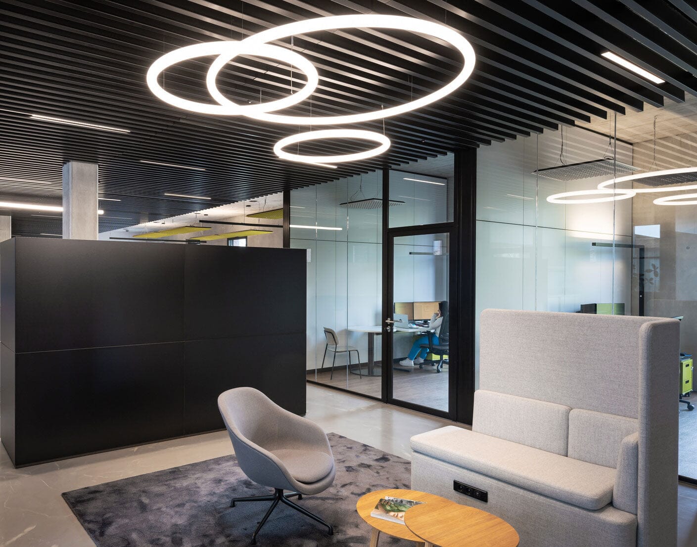 Alphabet of Light Circular Suspension Table Lamps Artemide 