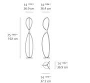 Arrival Floor Lamp Table Lamps Artemide 