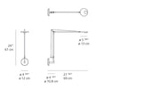 Demetra Professional LED Wall Light Wall Lights Artemide 