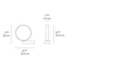 Eclittica 20 LED Table Lamp Table Lamps Artemide 