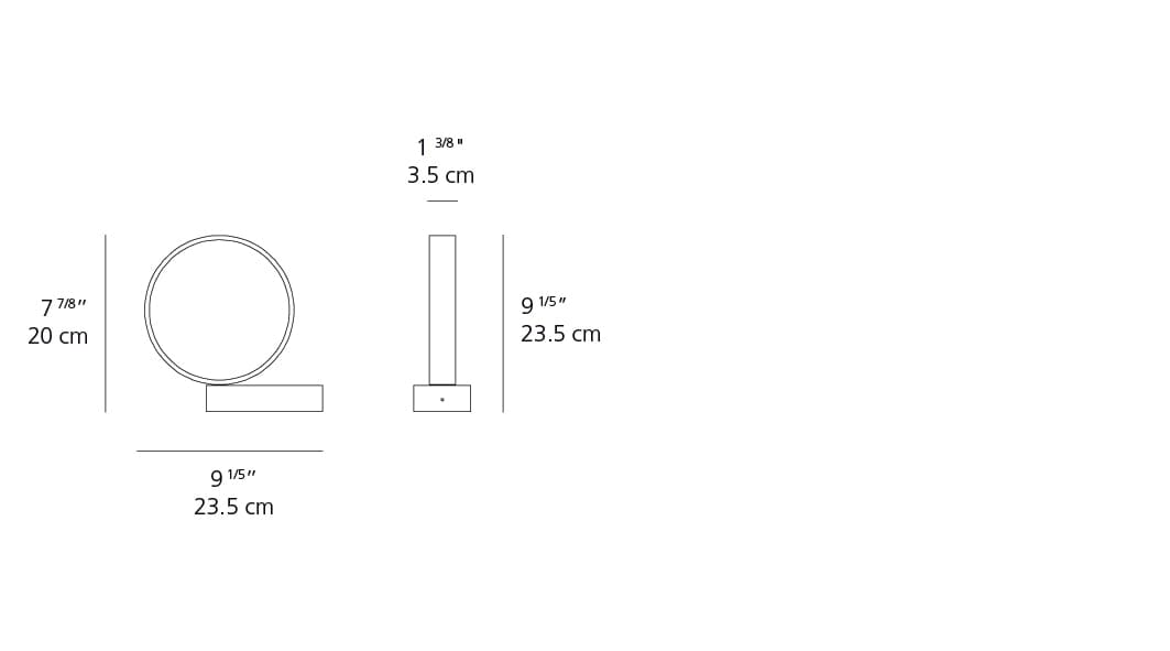 Eclittica 20 LED Table Lamp Table Lamps Artemide 