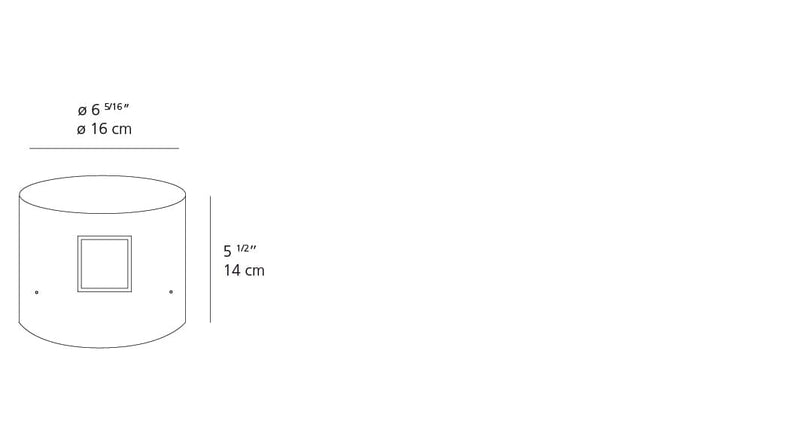 Effetto Round Outdoor Wall Light Wall Lights Artemide 