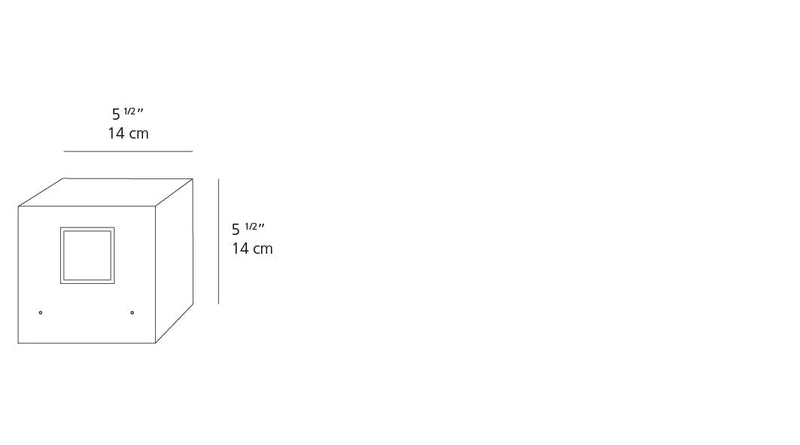 Effetto Square Outdoor Wall Light Outdoor Lighting Artemide 