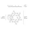 Led Net Circle Ceiling Wall Lights Artemide 