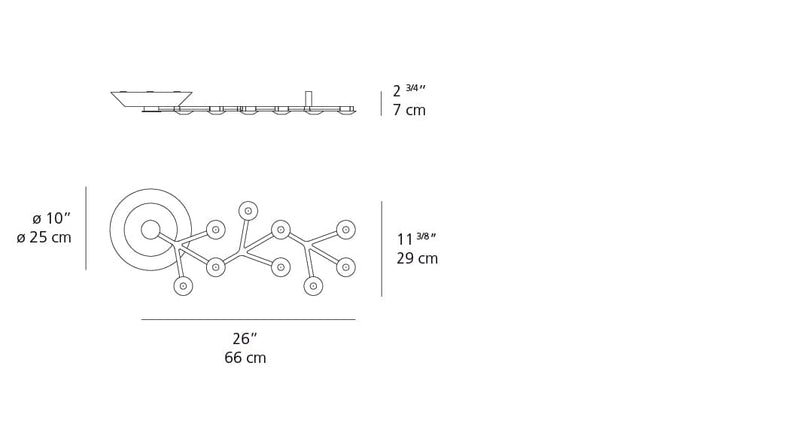 Led Net Line 66-125 Ceiling ceiling lights Artemide 