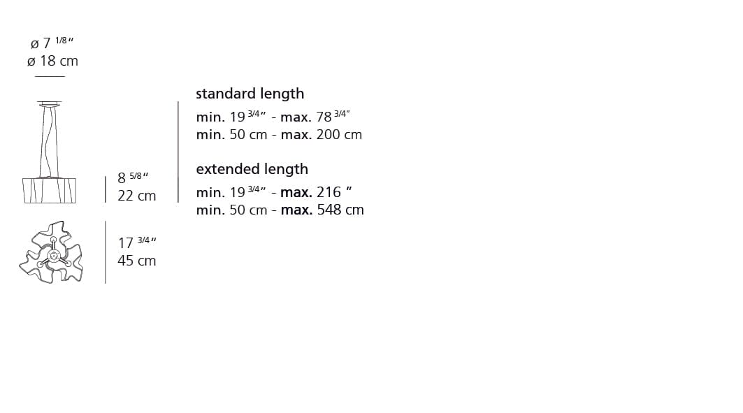 Logico Mini Triple Nested Suspension Lamp suspension lamps Artemide 