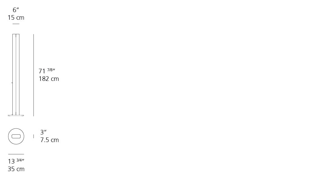 Megaron Floor Lamp Floor Lamps Artemide 