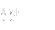 Miconos Wall Lamp by Artemide wall / ceiling lamps Artemide 