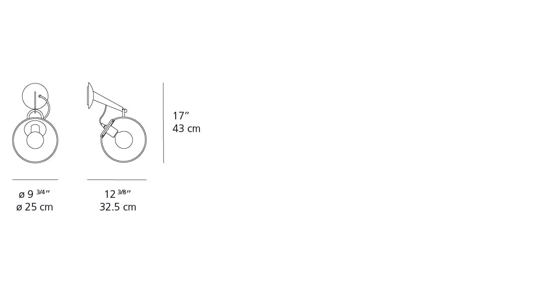 Miconos Wall Lamp by Artemide wall / ceiling lamps Artemide 
