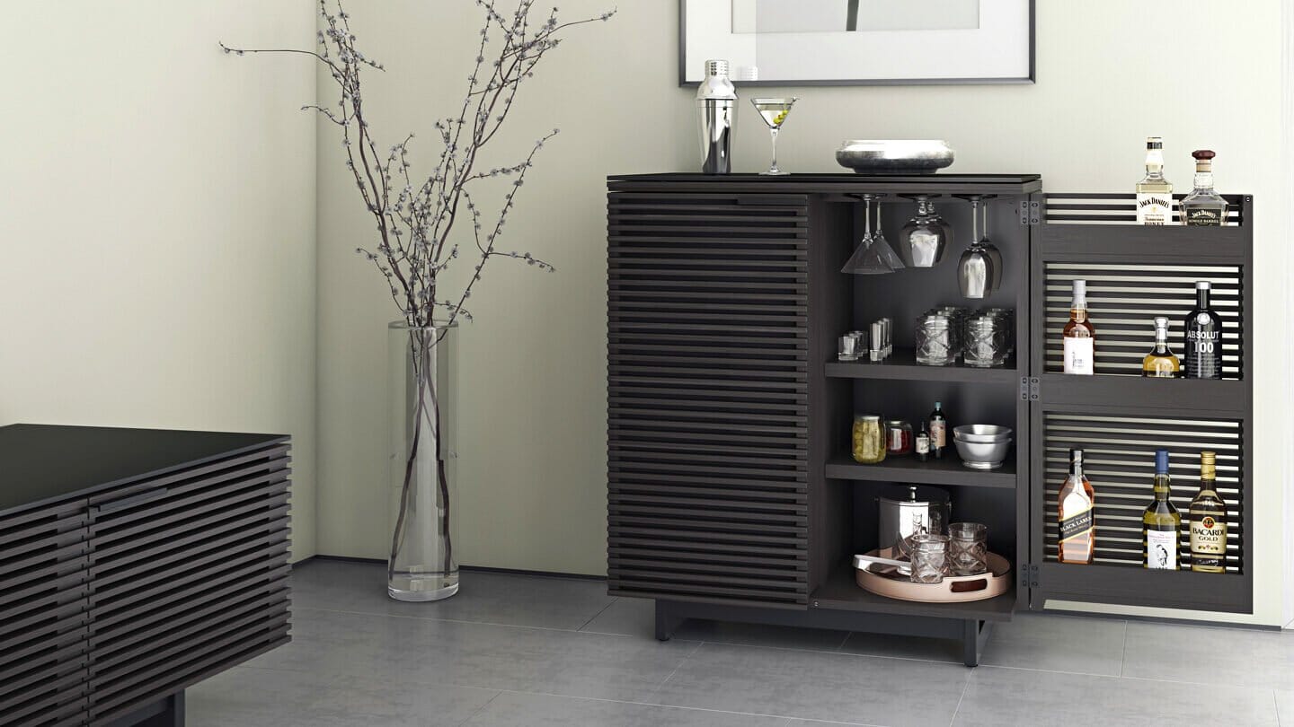 Corridor Compact Home Bar storage BDI 