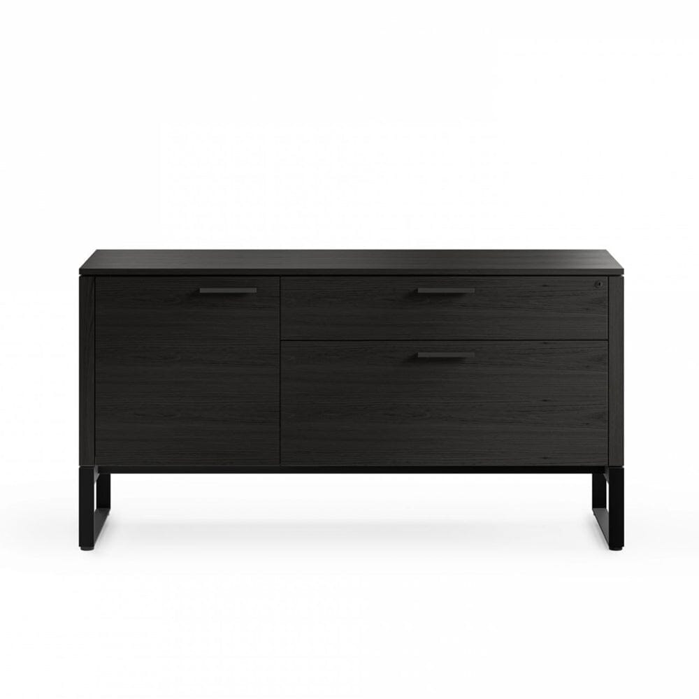 Linea 6220 Multifunction Cabinet Cabinet BDI Charcoal Stained Ash 