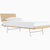 Nelson Thin Edge Bed - H Frame Legs Beds herman miller 