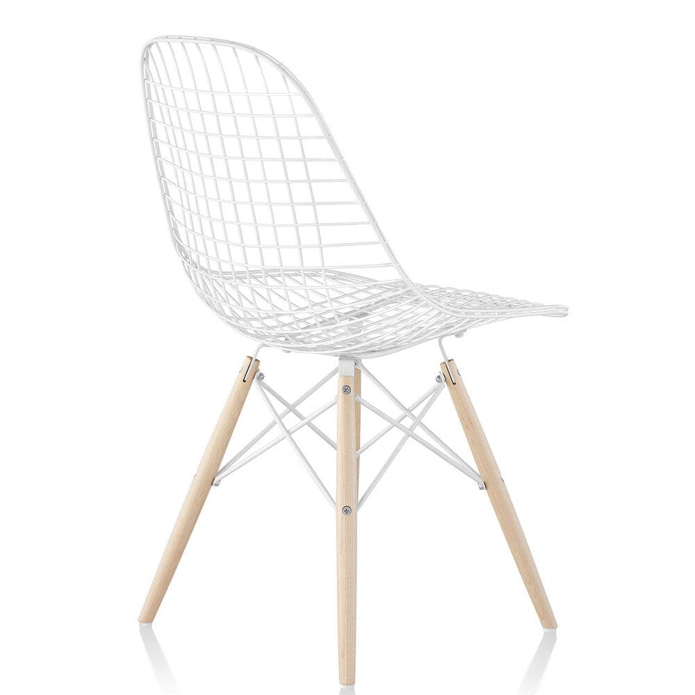 Eames Wire Chair With Dowel Base Side/Dining herman miller 