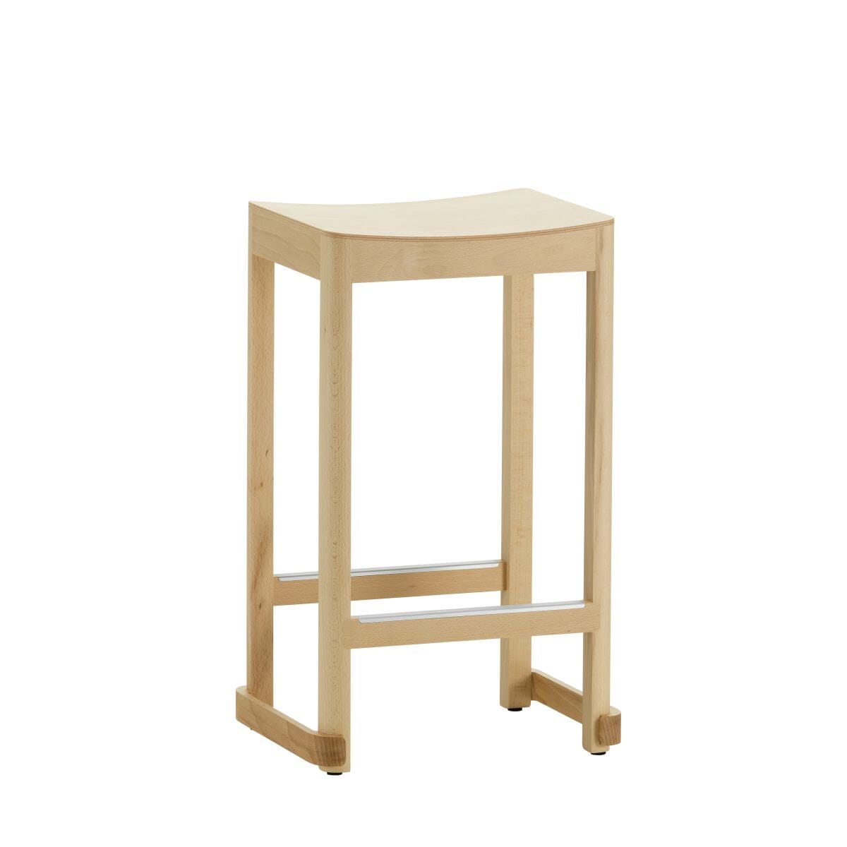 Atelier Bar Stool Chairs Artek Counter Height Natural Lacquered Beech 